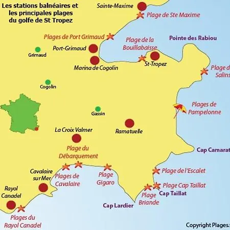 Tropez Centre En Style Piscine Ac 100m Appartement *